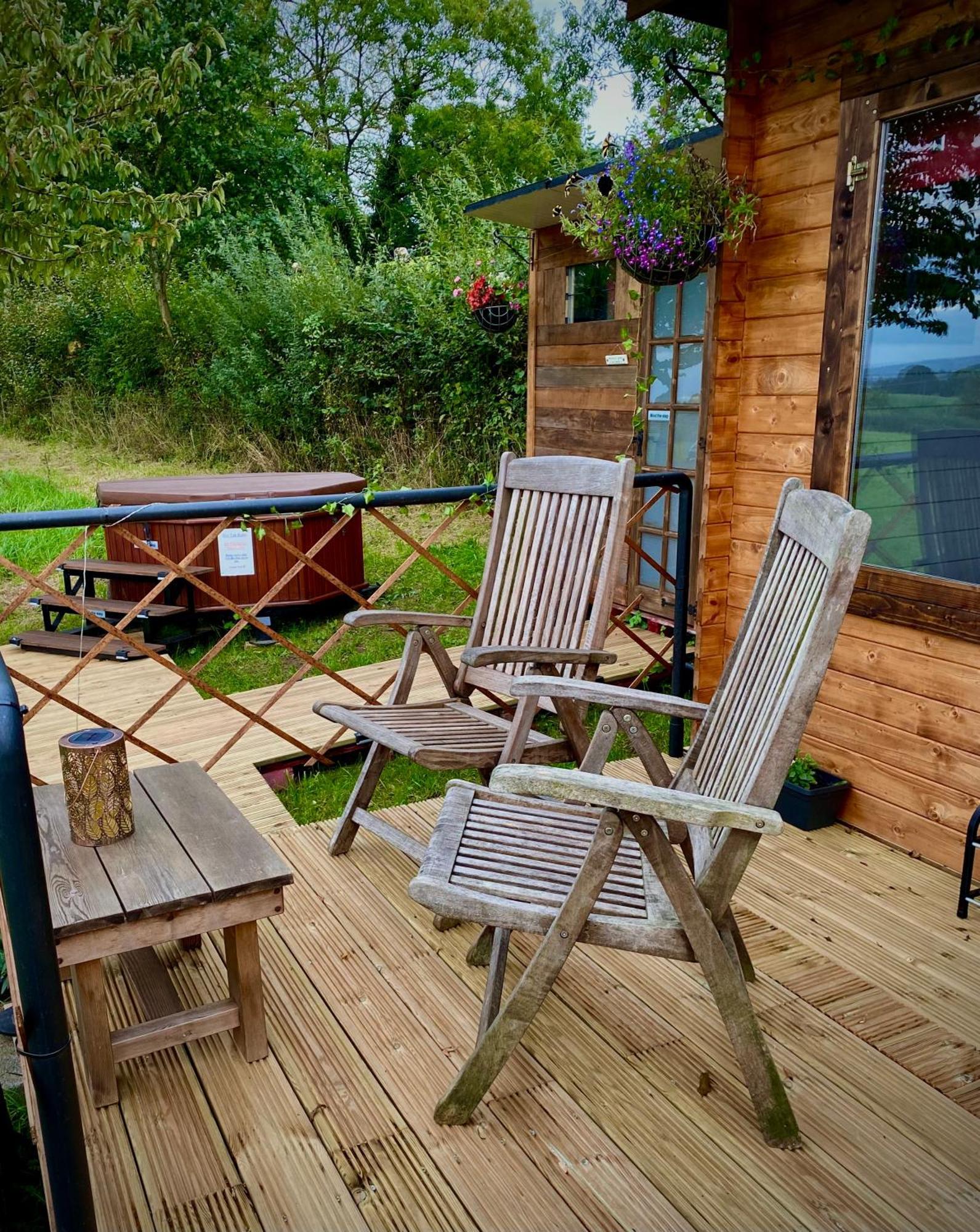 Cherry Tree Glamping Lodge ويلينغتون المظهر الخارجي الصورة